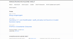Desktop Screenshot of kingcrunch.de